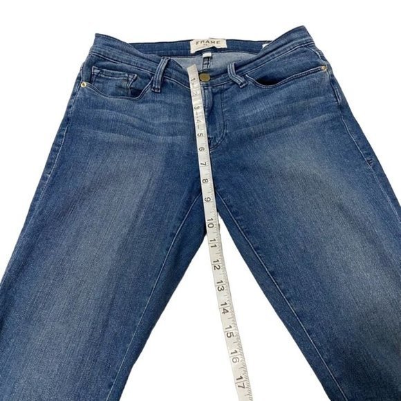 Frame Le Skinny De Jeanne Crop Jeans Size 27 - Picture 9 of 10